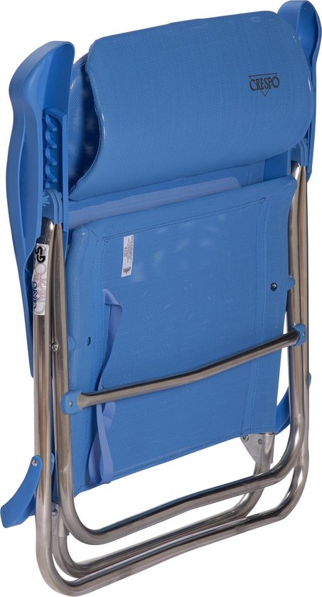 Crespo - Chaise de plage - AL/205 - Compacte - Bleu