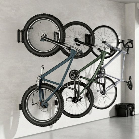 VDD - Système de suspension pour vélos - Porte-vélos - Support mural pour vélos - Noir