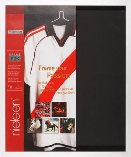 Boîte à cadre argentée pour chemise 70x90cm