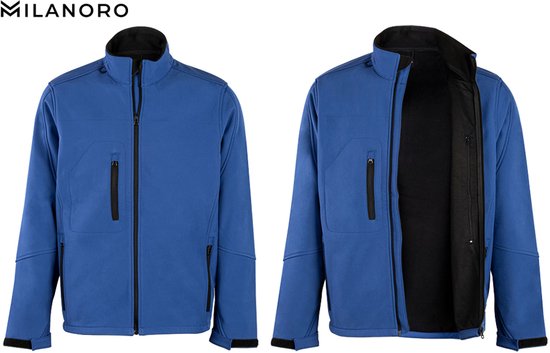 Milanoro - Vestes coupe-vent et imperméables - Veste avec capuche - Marine - XXL