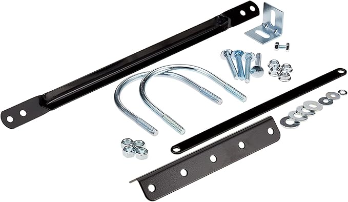 Spalding Support universel pour panneau de basket - 111,8 cm - noir - pour poteau, toit ou surface plane - extérieur