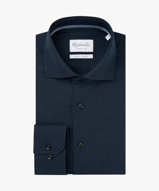 Chemise slim fit Michaelis pour homme - ratière - vert - Repassage facile - Taille du col : 39