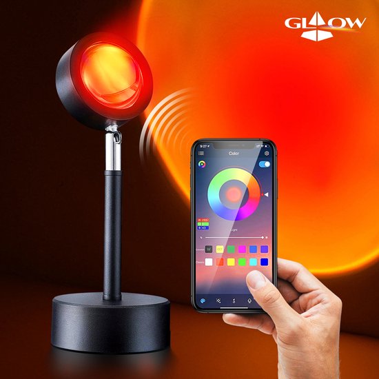 Lampe de coucher de soleil - Lampe de table - Veilleuse pour enfants - Veilleuse - Projecteur - Tiktok - Éclairage d'ambiance