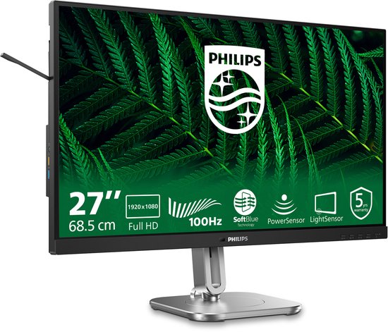 Philips 27B2G5200 - Écran professionnel Full HD 27 pouces - 100 Hz - Garantie de 5 ans