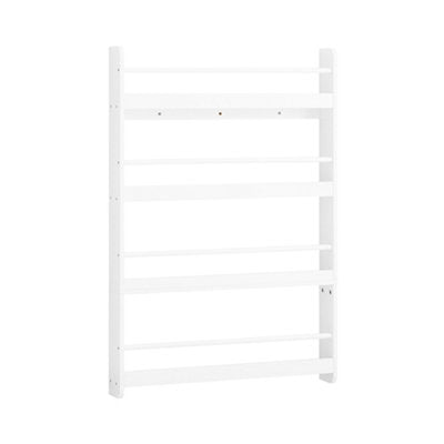 Bibliothèque pour enfants SoBuy - 4 étagères - 80 x 12 x 118 cm - Blanc