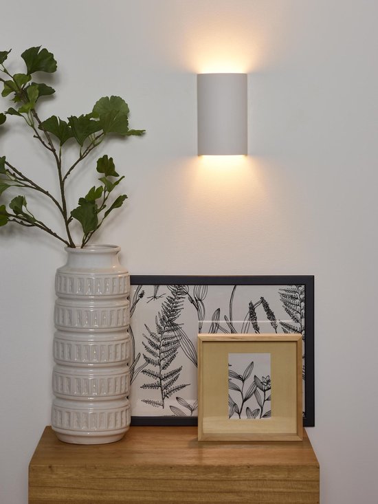 Lucide GIPSY - Applique murale - 1xG9 - Blanc - Japandi
