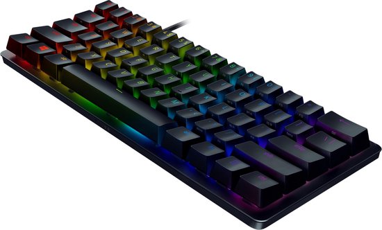 Razer Huntsman Mini - Clavier gaming - Commutateurs Red linéaires - RGB - Disposition 60 % - QWERTY - Noir
