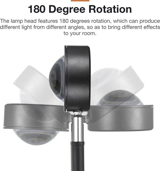 Lampe « Sunset » orange - Lampe à projection « Sunset » - Lampe « Coucher de soleil »