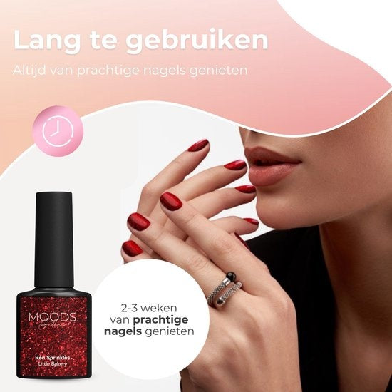 Moods Gellac 6-Piece Set - Gel Nail Polish - 8ML - Little Bakery Edition - Nails - Gel Polish Starter Pack - Chic Colours