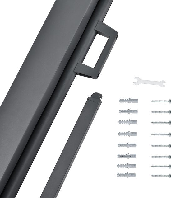 Brise-vent / Parasol Dubaï - 500 x 160 cm - Beige