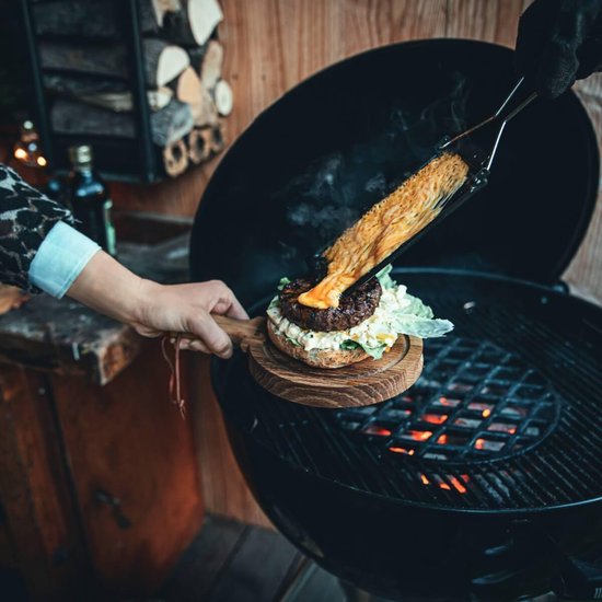 Boska Cheese Barbeclette® - pour BBQ - Poêle à fromage avec spatule - Noir - 175x85 mm