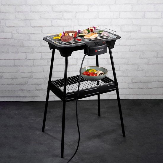 alpina BBQ - électrique - 2-en-1 - intérieur et extérieur - 2000W