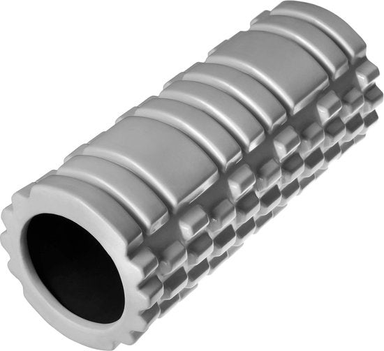 TecTake - Yoga massage roller foam roller gris -402845