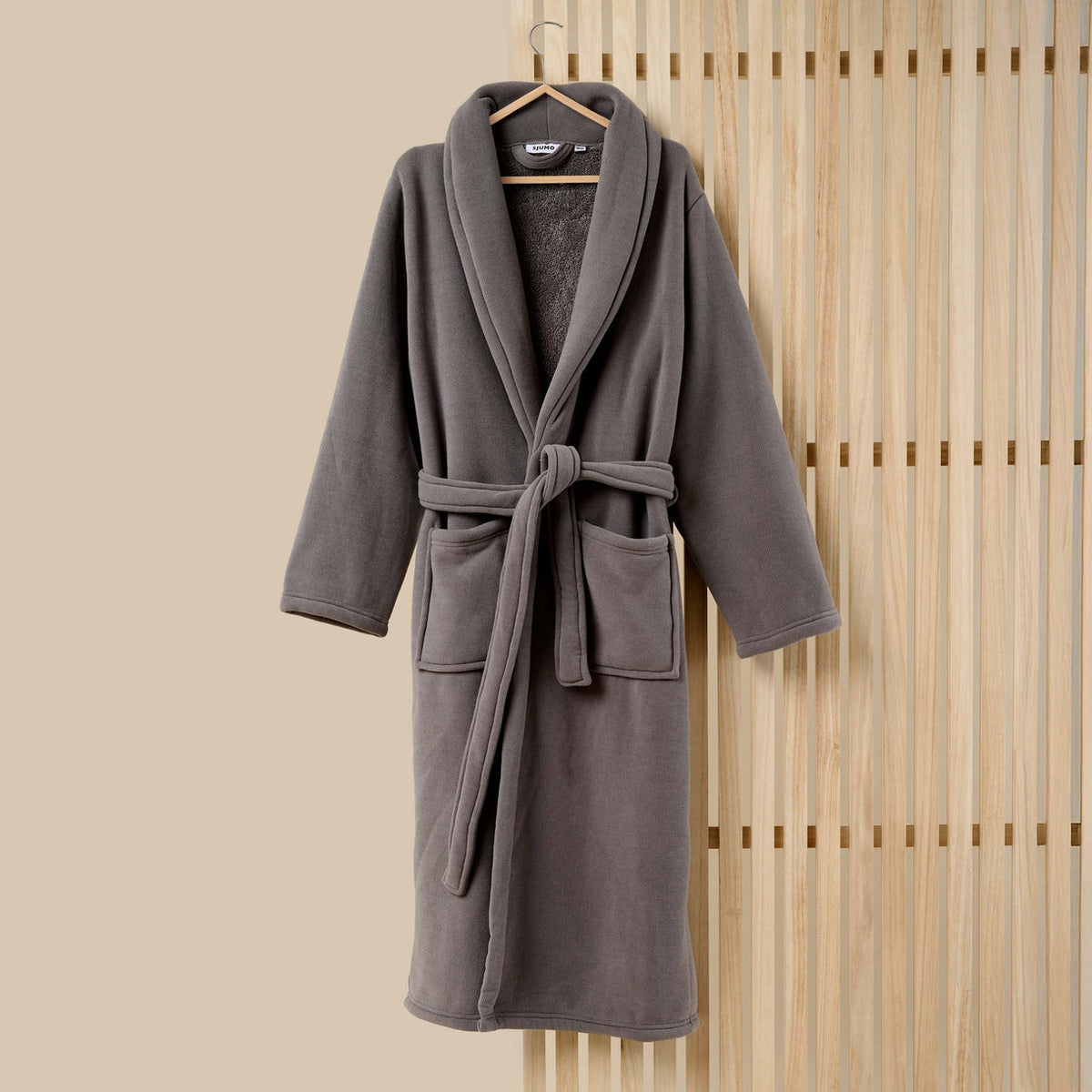 SJUMO Peignoir - Gris pierre de lune - Taille S/M - Ultra-doux et durable