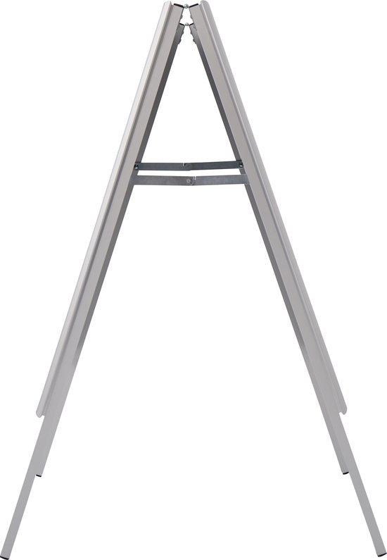 Panneau de trottoir Europel - Cadre à clipser format B1 - 70,7 x 100 cm - Cadre de 32 mm - Présentation recto-verso - Résistant à l'eau - Facile à ranger