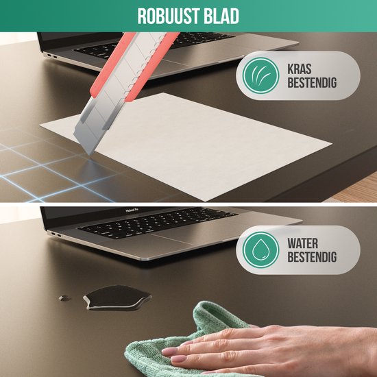 Avalo Desktop Loose 140x60cm - Noir - Table top - Table top électrique