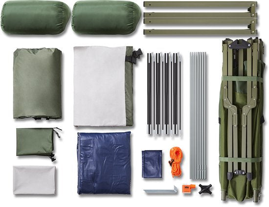SoBuy OGS32-II-L-GR Tente de camping gonflable - Textile vert foncé 193x145cm