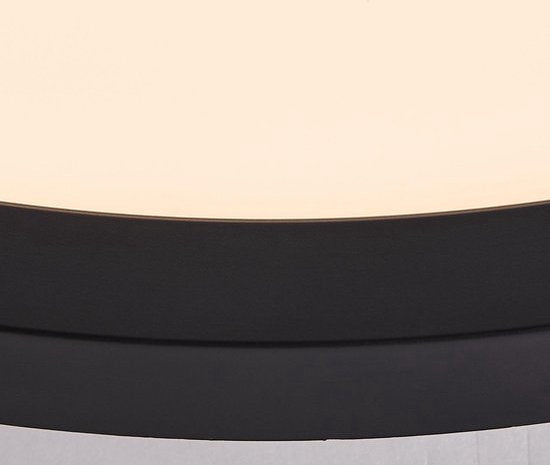 Brilliant Tuco - Plafonnier - LED 16 W - 3000 K - Noir/Blanc