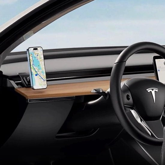 Support pour smartphone Celly Ghost Super - Pour Tesla X, Y, 3 et S - Rotation à 360°