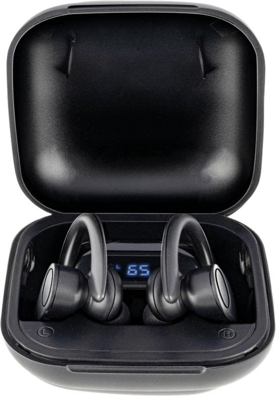 Grundig Wireless Bluetooth Earbuds - Écouteurs sans fil True Wireless - Écouteurs avec jusqu'à 30 heures d'autonomie - Chargement rapide USB-C - Ajustement confortable - Noir