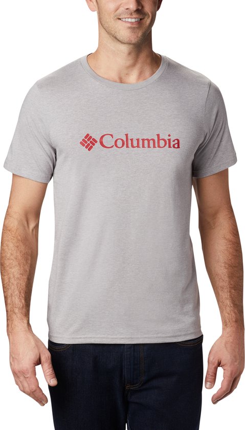 Columbia CSC Basic Logo™ Short Sleeve T-Shirt - Chemise Homme - T-Shirt manches courtes - Gris - Taille L