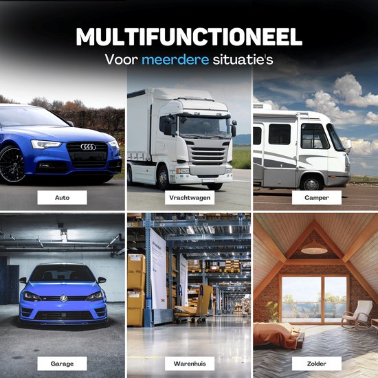 Vulpes Goods® Repellent - Marten Repellent - Pest Repellent - Multifunction Set Indoor & Outdoor - Batteries, 12V & Car Battery - Marters, Mice & Rats - Stone Marten Repellent PRO - Incl. Batteries