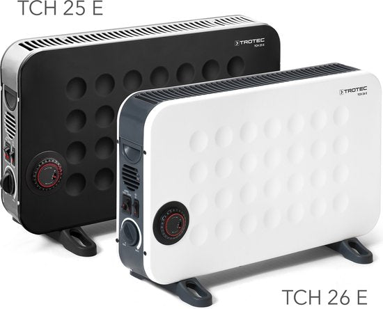 TROTEC Chauffage électrique - Convecteur - TCH 26 E - minuterie - programmable - 3 réglages - protection contre la surchauffe - protection contre le gel