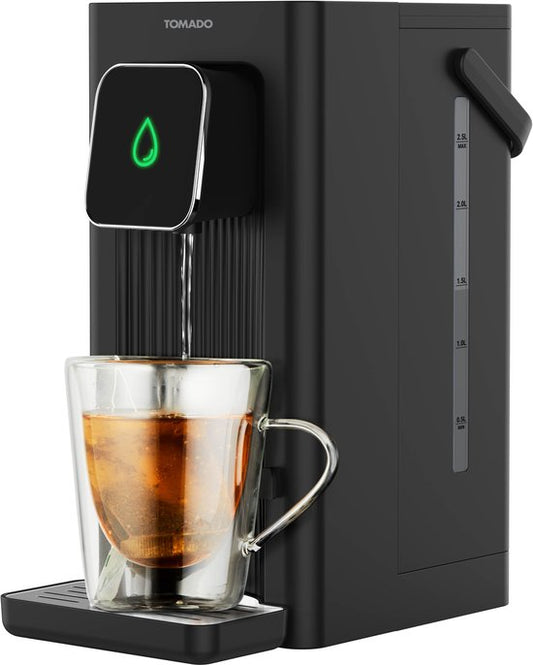 Tomado TWD2502B - Distributeur d'eau chaude - Bouilloire instantanée - Réservoir d'eau amovible - Capacité de 2,5 litres - Filtre à eau inclus