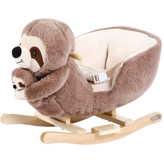 Spielwerk Animal à bascule - Sloth - Marron - Sangle de sécurité incluse