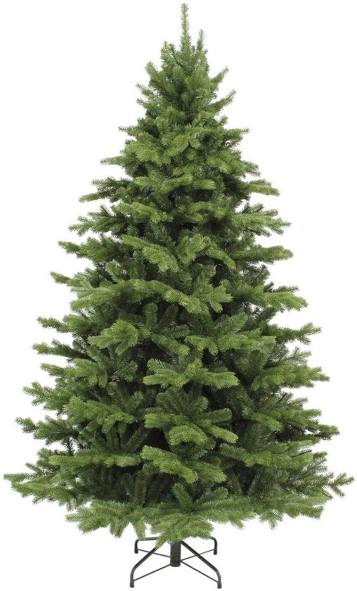 Triumph Tree Sherwood Deluxe - Sapin de Noël au volume généreux et 1 092 branches - Décoration de Noël d'intérieur - Sapin artificiel facile à monter - 155 x 112 cm - Vert