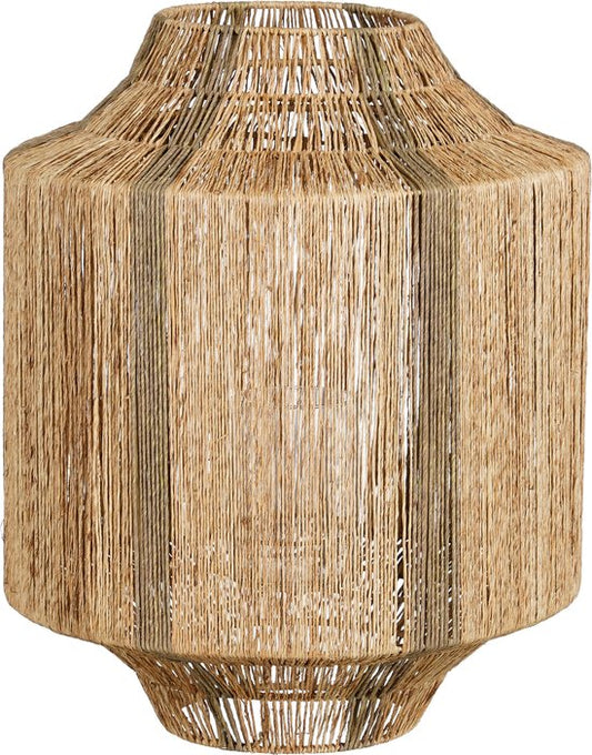 Mica Decorations Lanterne Liliano - H51 x Ø40 cm - Jute - Vert foncé