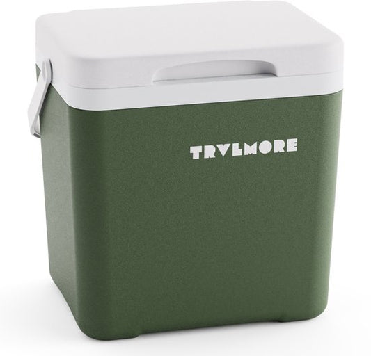 TRVLMORE Cool Box 7L - Frigobox - Elément de refroidissement inclus - Cool Box Small - Vert