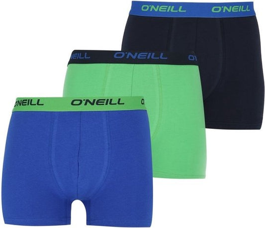 S Cloudy Blue Black Gre 900603 7000P Boxer homme O Neill cloudy blue plain 3-pack