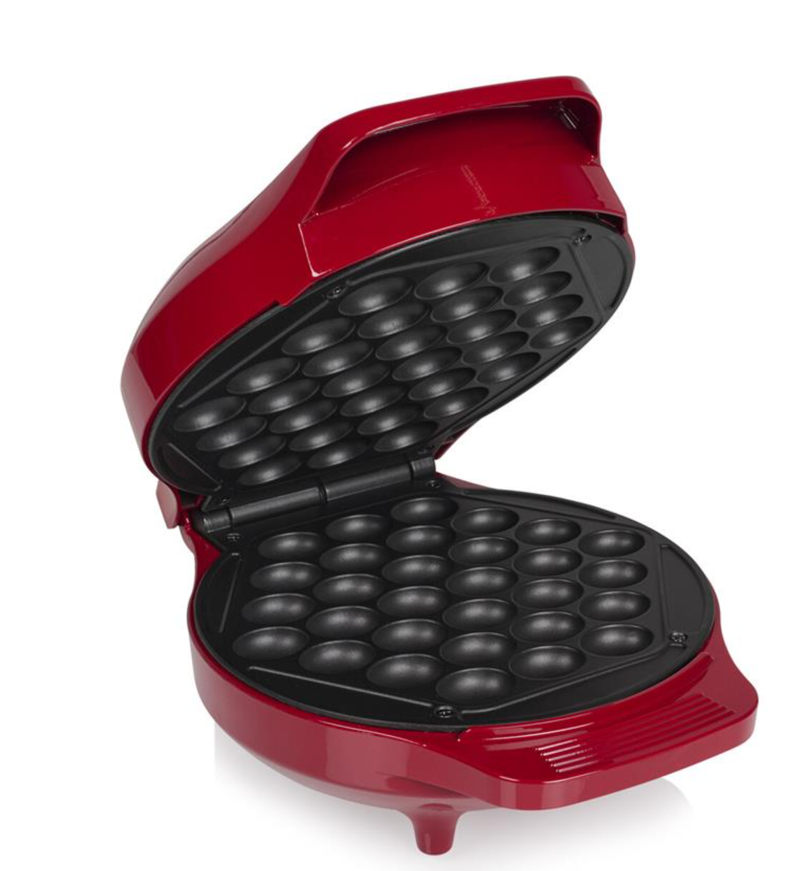 Gaufrier Princess 132471 - Gaufres à bulles - Ø 18 cm - 1 000 W - Rouge