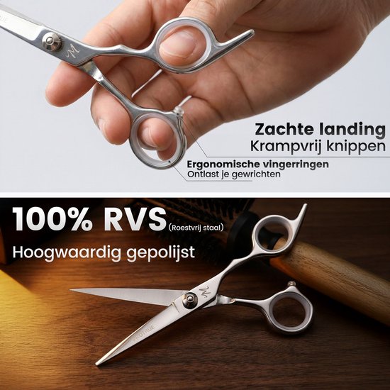 ProTrue Barber Set - 12 Piece Hair Scissors Set - Barber Scissors - Thinning Scissors - Coupe Scissors