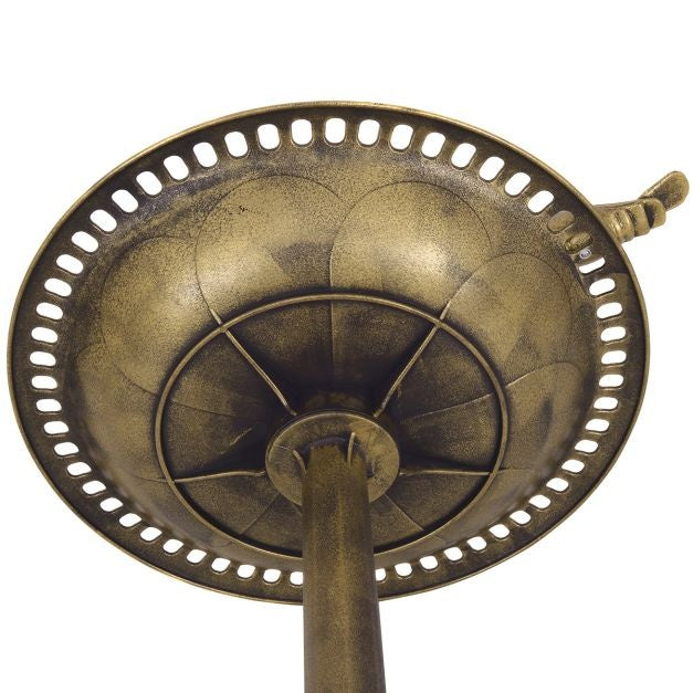 Station d'alimentation pour oiseaux Station d'alimentation pour oiseaux Support pour mangeoires 50 x 76 cm bronze