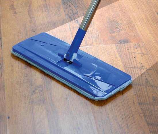 Livington Touchless Mop – système de nettoyage sans s'accroupir – serpillière avec seau pour un nettoyage facile et des mains propres – seau de nettoyage de 2,7 litres
