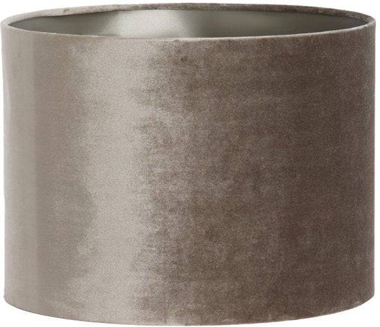 Light & Living - abat-jour - Palata - brun - textile - Ø 20cm - E27 - 2220379