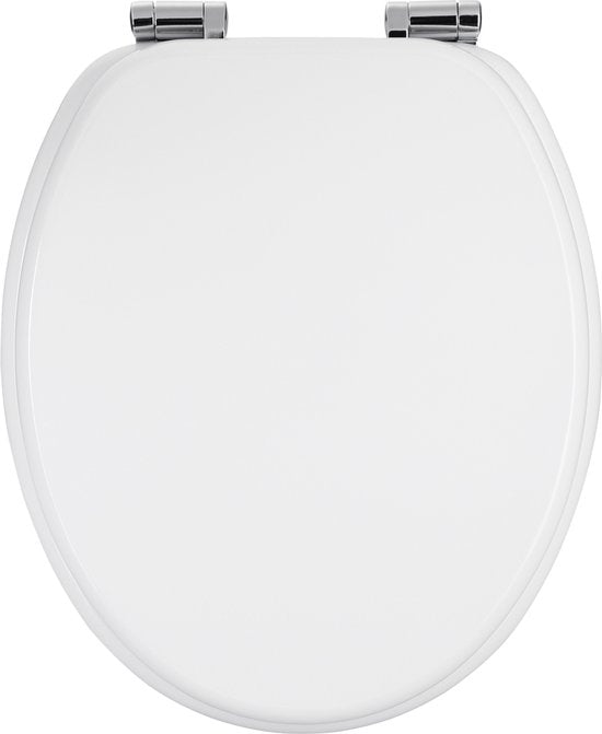 Abattant Casaria avec mécanisme de fermeture du couvercle Abattant MDF blanc