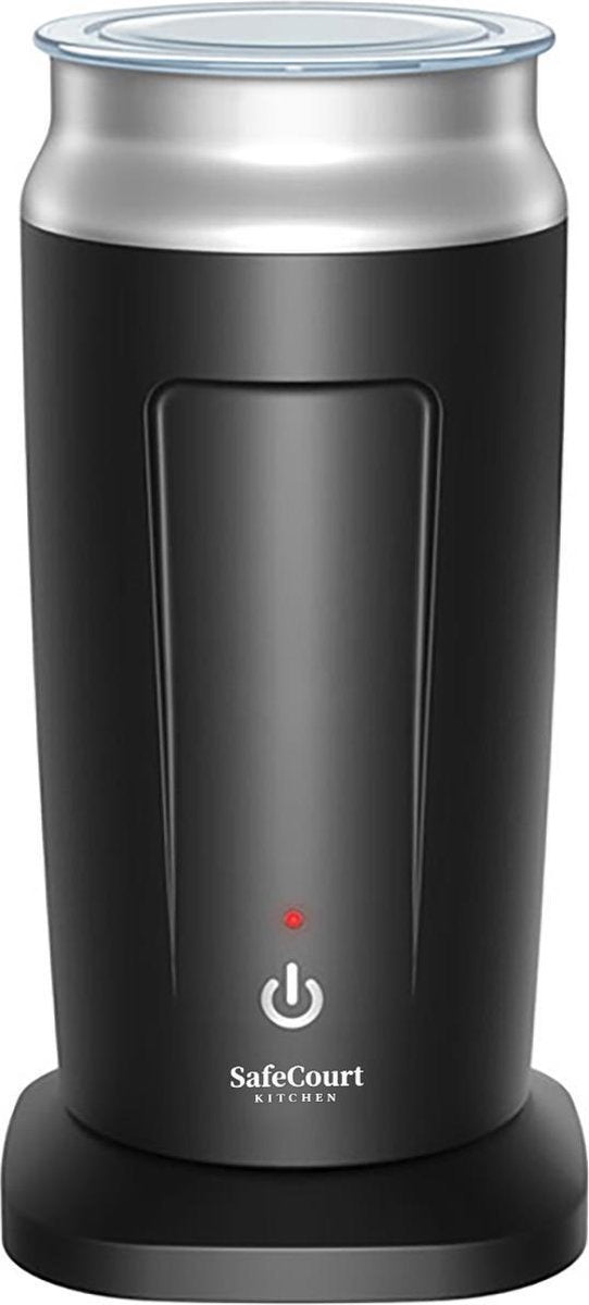 Safecourt Kitchen Milk Frother - Mousseur à lait électrique - Noir - 4 en 1 - Facile à utiliser - 500W - sans BPA