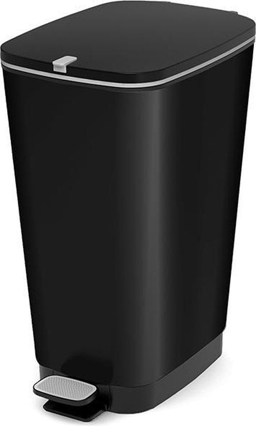 Poubelle à pédale Kis Chic Bin - 50L - Noir - Taille L