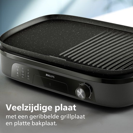 Gril de table Philips HD6210/90 - Température réglable - 2 400 W