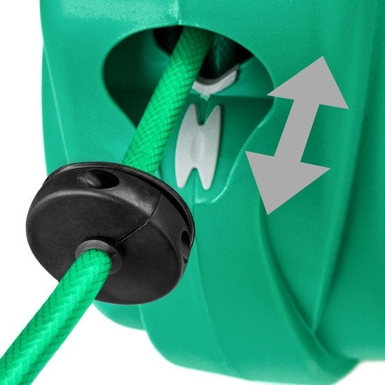 TecTake - Enrouleur de jardin 10 mètres - Enrouleur - vert - 402761