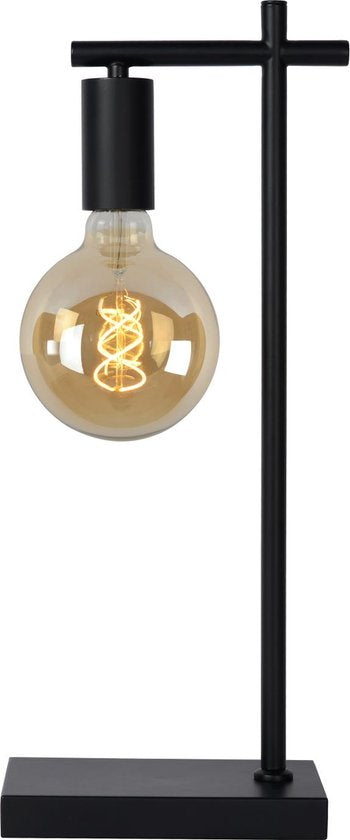 Lucide LEANNE - Lampe de table - 1xE27 - Noir