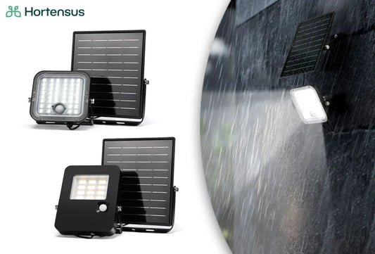 Lampe murale solaire Pioneer - 15 W - Détecteur de mouvement - 1 900 lm - IP65