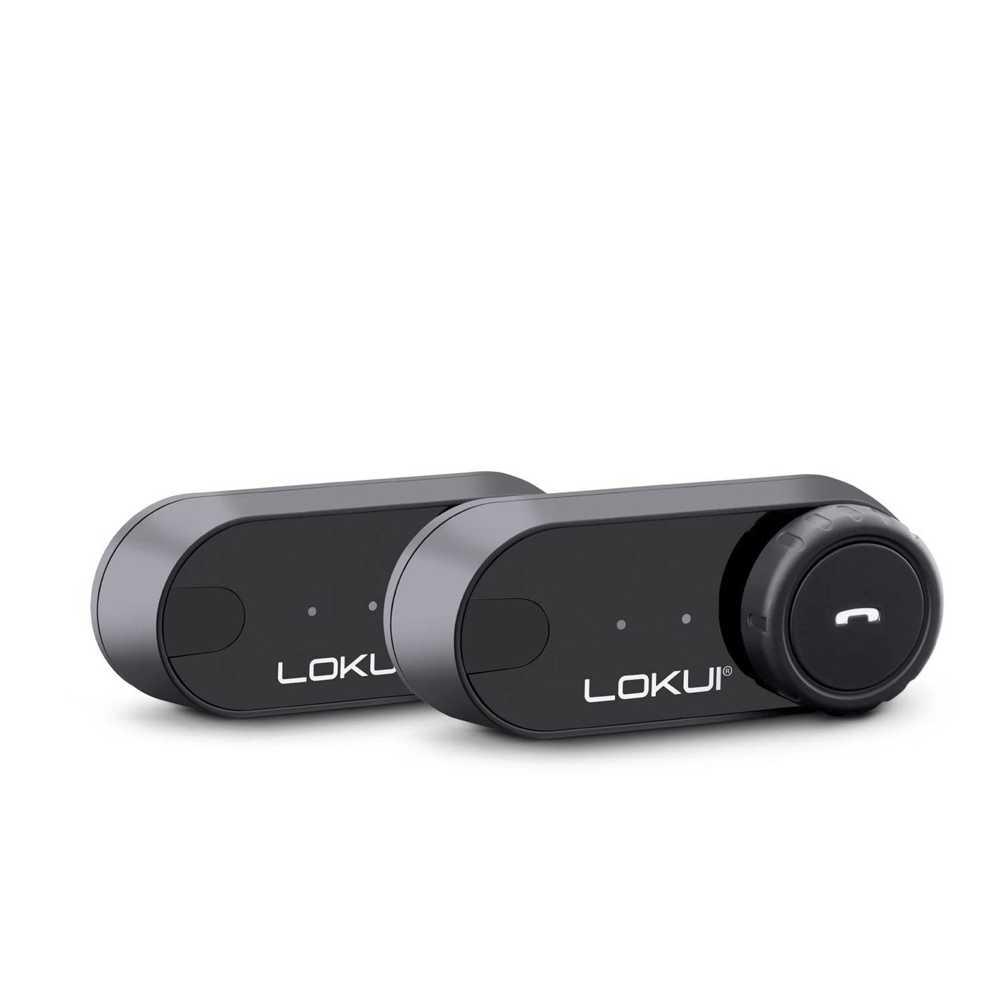 Kit d'intercom Lokui K30 - Bluetooth - Duo - 800 m - Radio - Noir