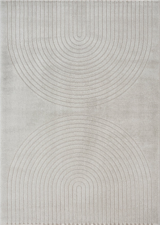 Tapis Eclipse 2320 – Gris – Hauteur des poils : 12 mm – Tapis tissé à la machine
