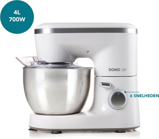 DOMO DO9175KR - Robot ménager PUUR - 4 L - Blanc