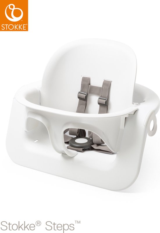 Ensemble pour bébé Stokke Steps avec chaise haute - Blanc
