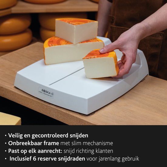 BOSKA Cheese Commander PRO+ - Trancheur de fromage - Trancheur professionnel pour fromage à pâte molle - Outil de comptoir - 320x400x125 mm